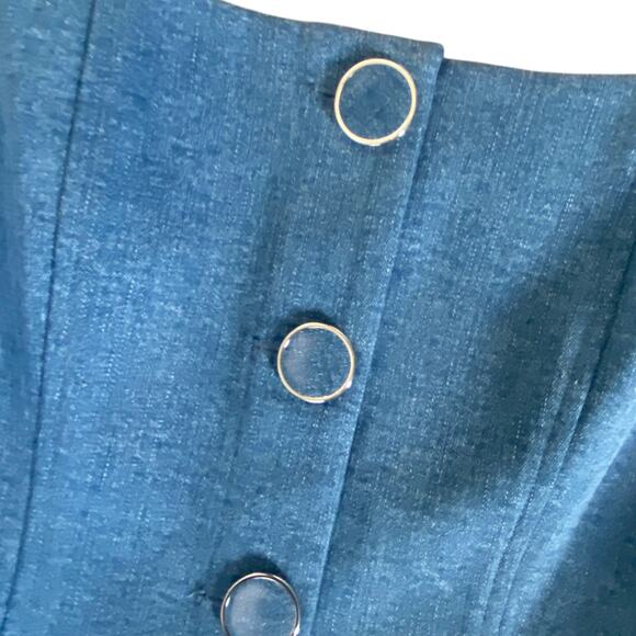 Veronica Beard Liana Tailored Button-up Stretch Denim Vest Top Sz 8
Clean Girl - Picture 6 of 9